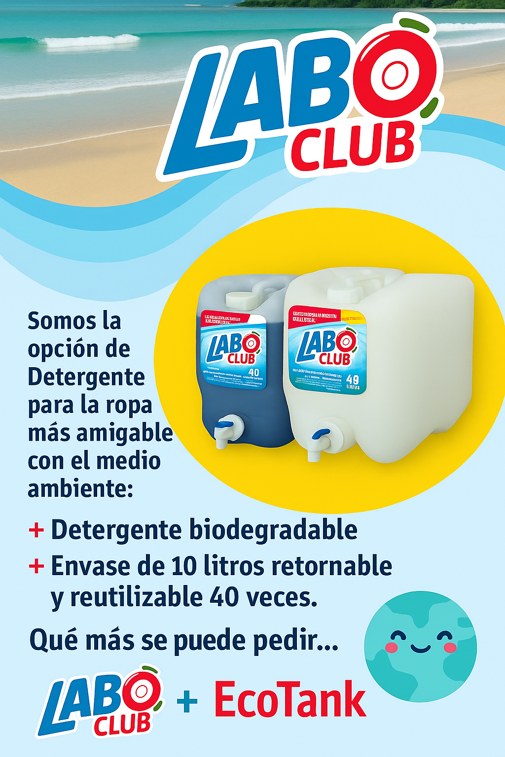 EcoTank Detergente Hipoalergénico 10L Retornable